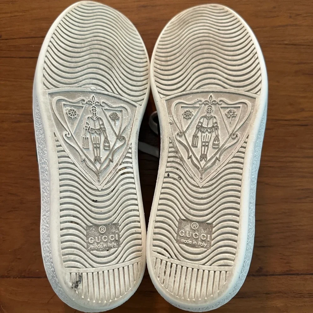 Gucci Women’s Sneakers Ace Trainer With Bee Size 37.5 - Picture 5 of 11